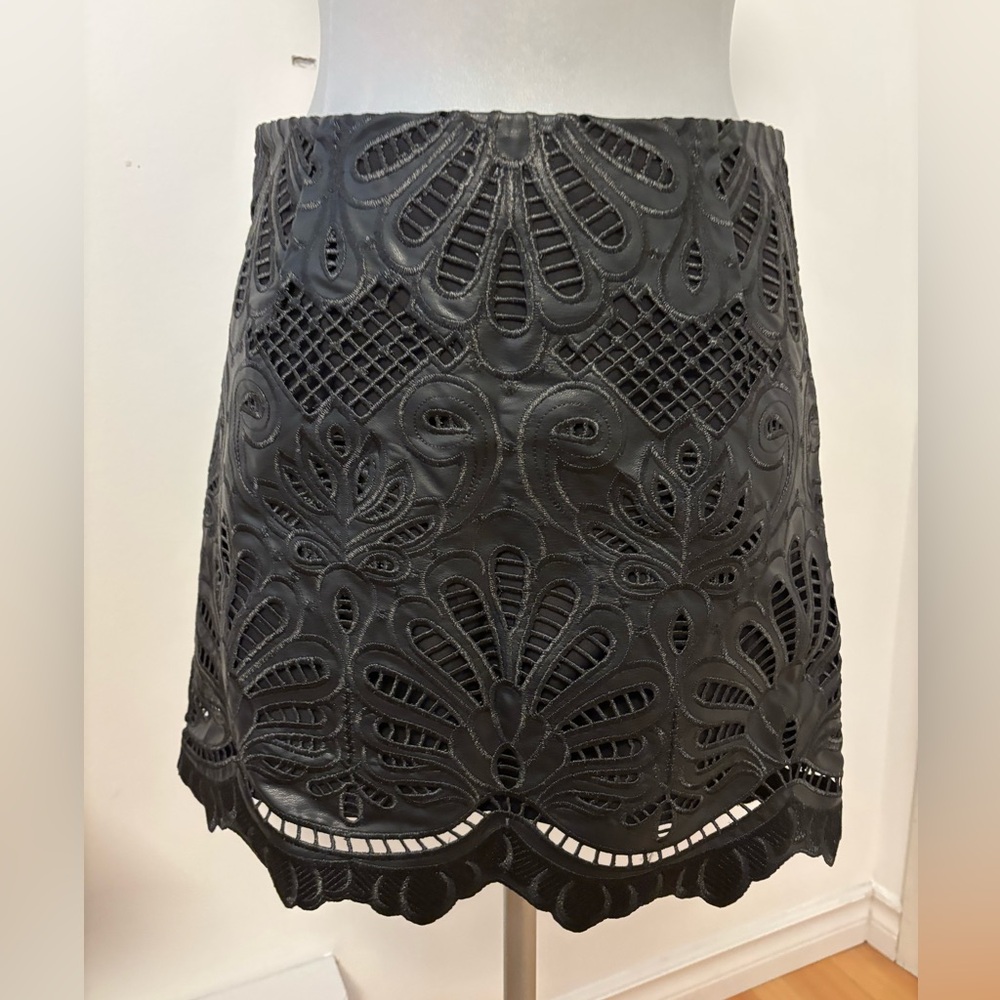 New H&M Leather Skirt